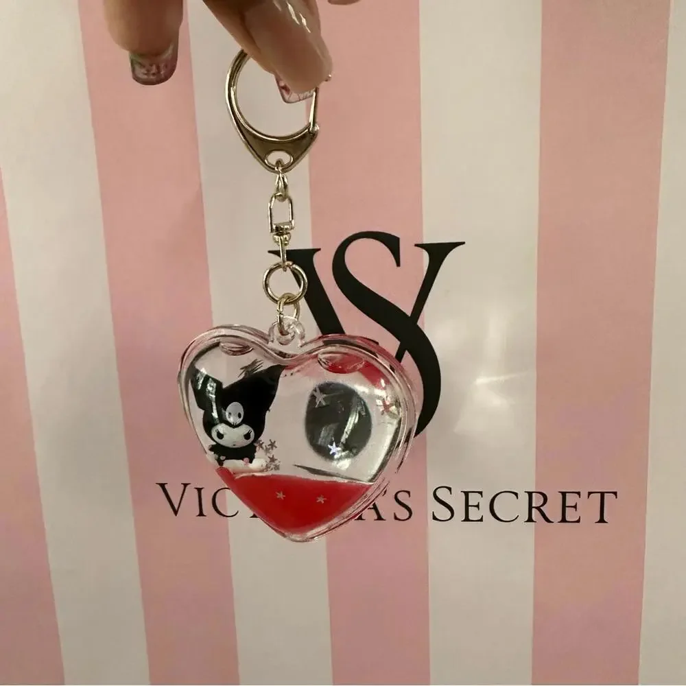 Sanrio Kuromi Heart Keychain